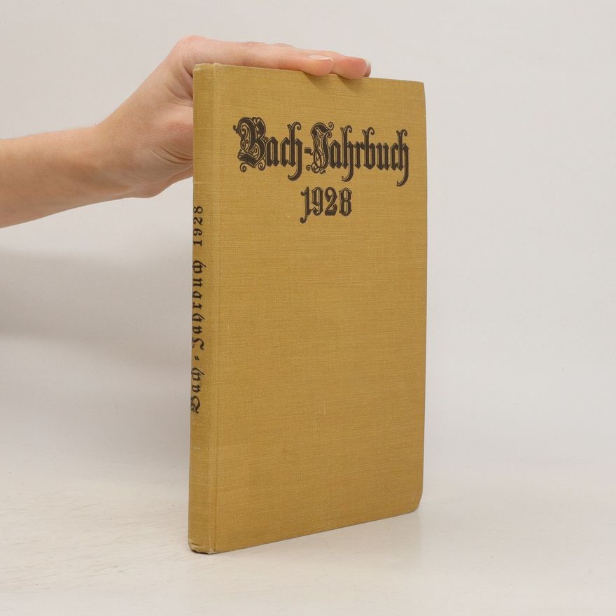 Autorenkollektiv Bach-Jahrbuch 1928