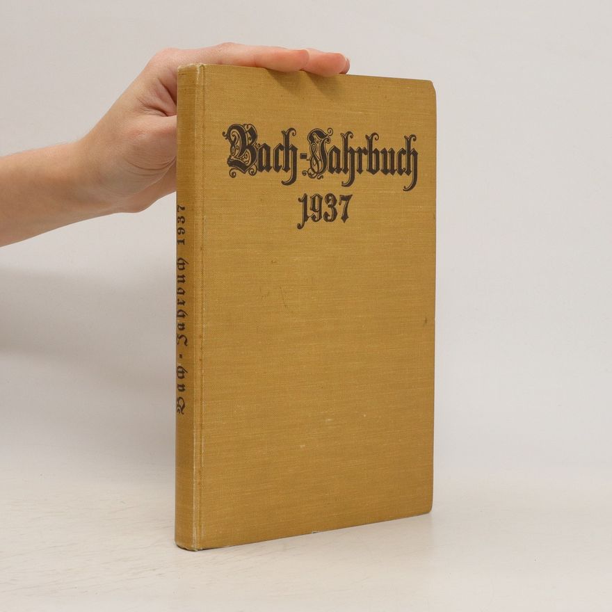 AA.VV. Bach-Jahrbuch 1937