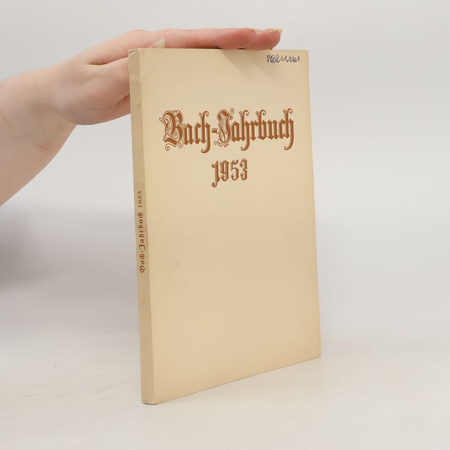 Autorenkollektiv Bach-Jahrbuch 1953