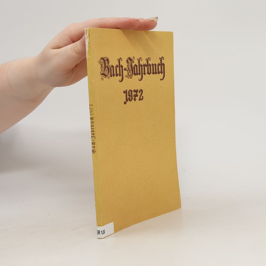 AA.VV. Bach-Jahrbuch 1972
