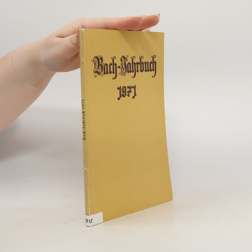 Autorenkollektiv Bach-Jahrbuch 1971