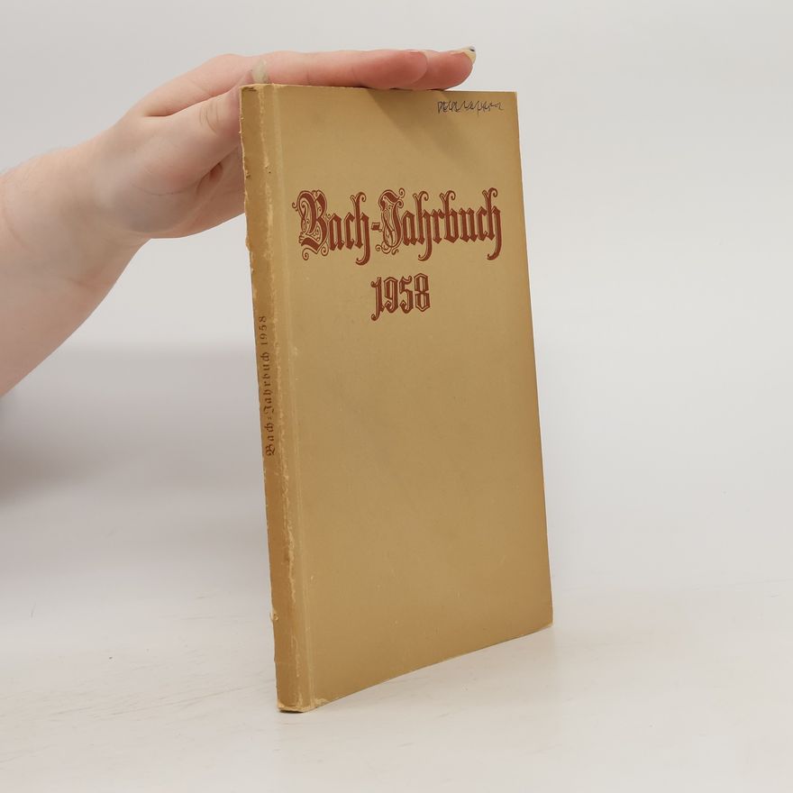 AA.VV. Bach-Jahrbuch 1958