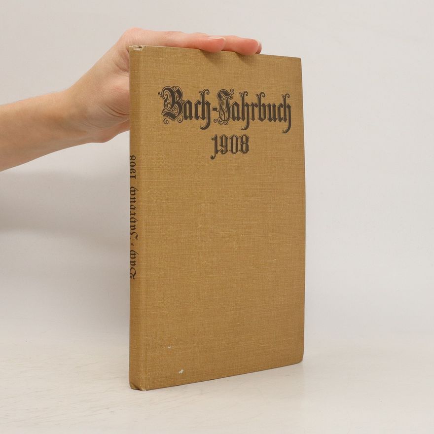 Arnold Schering Bach-Jahrbuch 1908