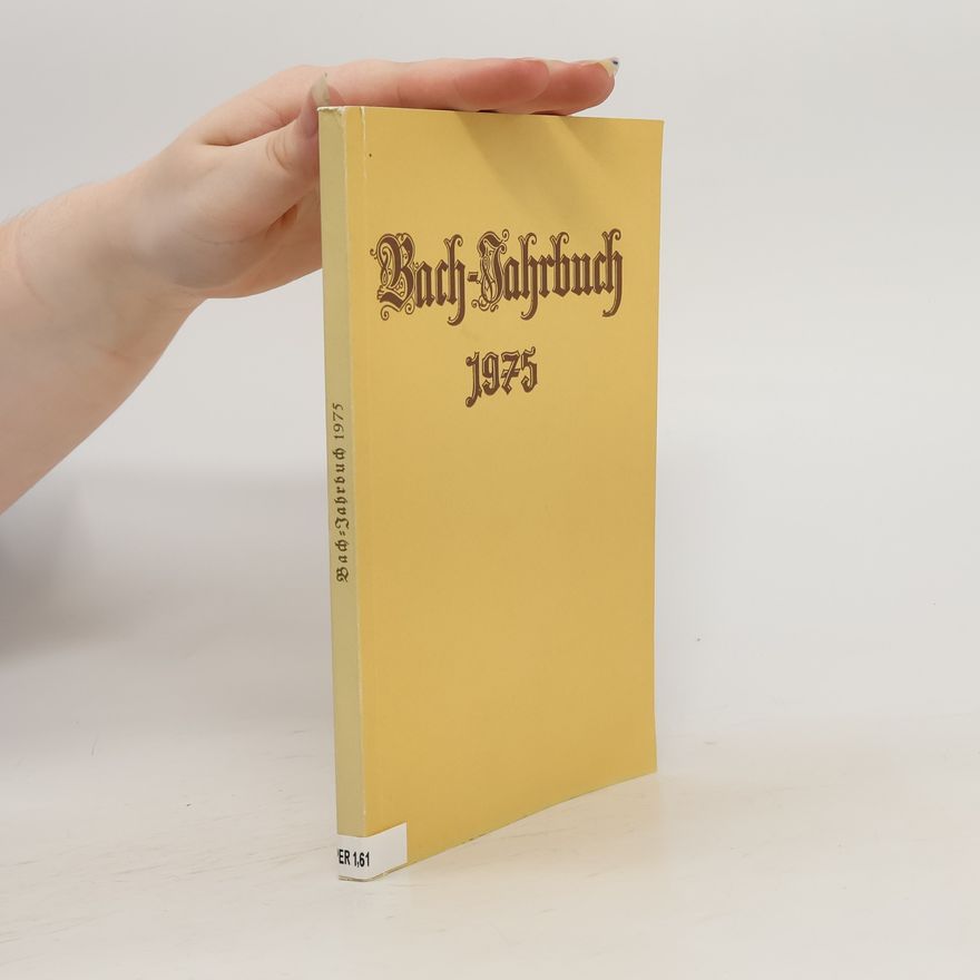 AA.VV. Bach-Jahrbuch 1975