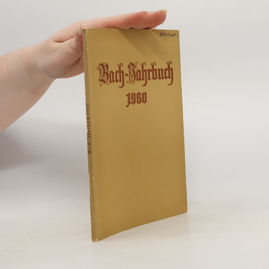 Various authors Bach-Jahrbuch 1960