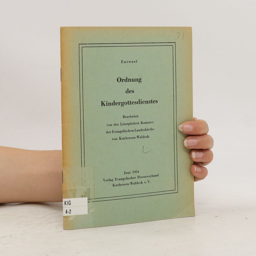 Autorenkollektiv Ordnung des Kindergottesdienstes