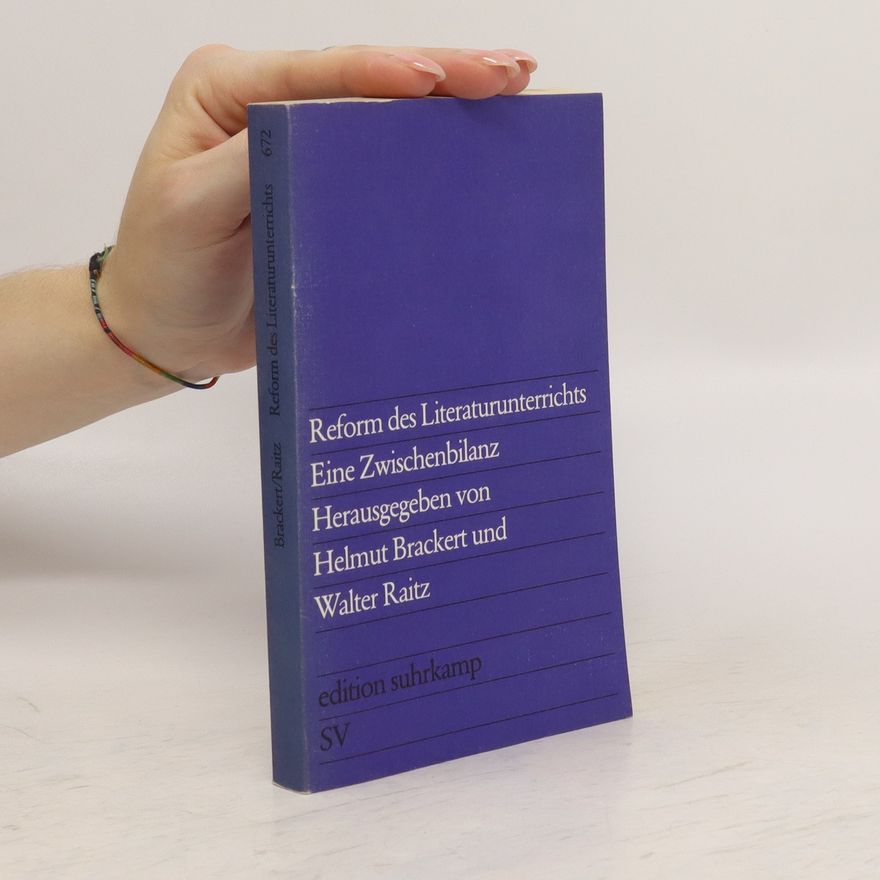 Hannelore Christ Reform des Literaturunterrichts