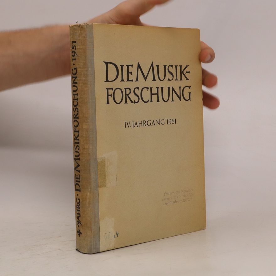 Autorenkollektiv Die Musikforschung. IV. Jahrgang 1951