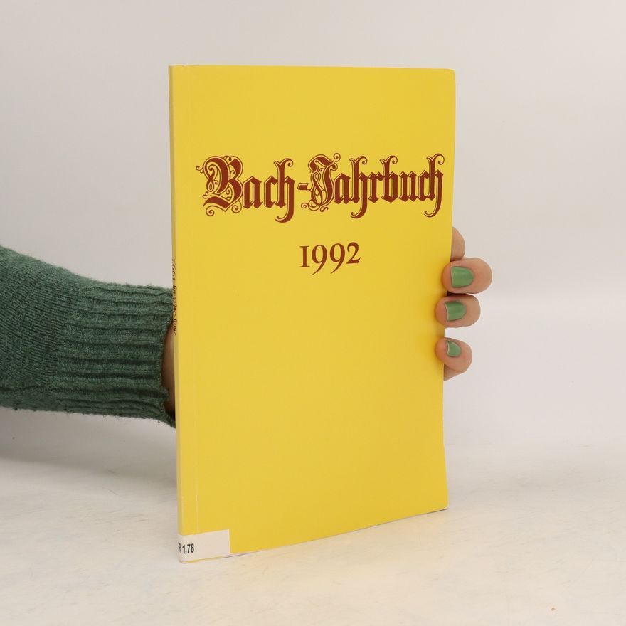 Autorenkollektiv Bach-Jahrbuch 1992