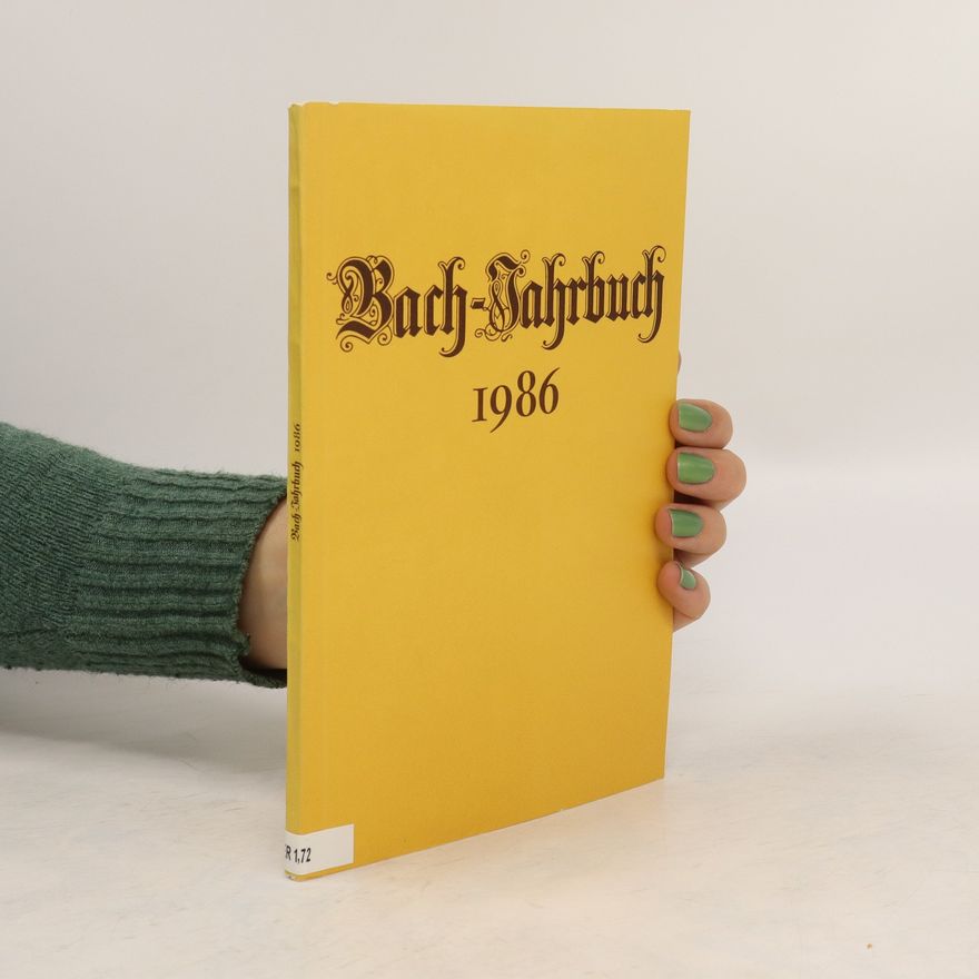 Kolektiv autorů Bach-Jahrbuch 1986