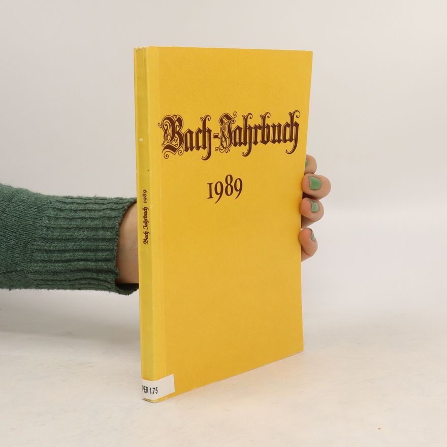 Autorenkollektiv Bach-Jahrbuch 1989