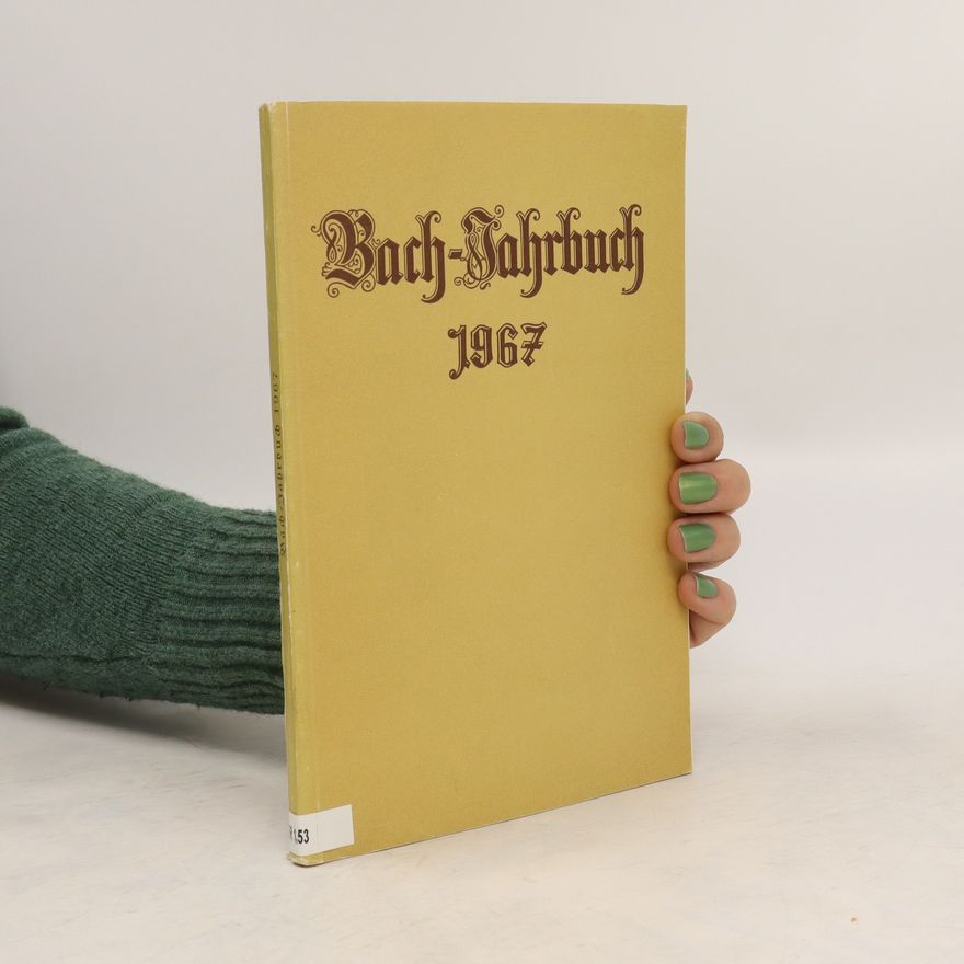 Hans-Joachim Schulze Bach-Jahrbuch 1967