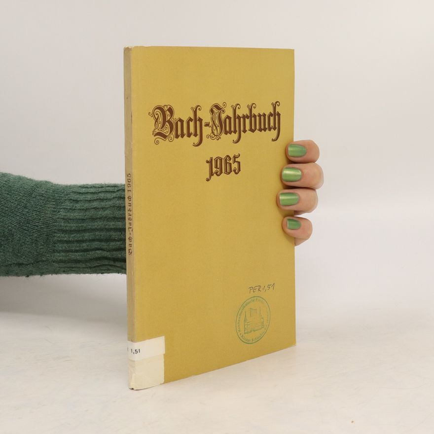 Werner Neumann-Nieschlag Bach-Jahrbuch 1965
