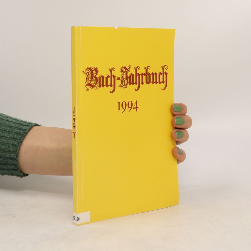 Hans-Joachim Schulze Bach-Jahrbuch 1994