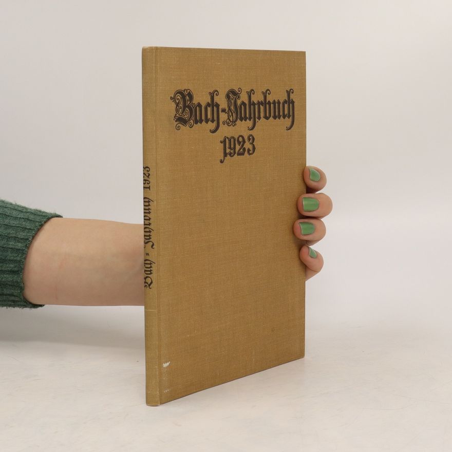 Autorenkollektiv Bach-Jahrbuch 1923