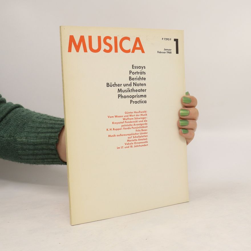 Autorenkollektiv Musica 1. Januar Februar 1968