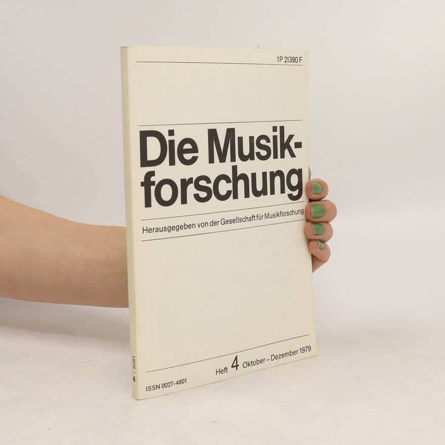 Autorenkollektiv Die Musikforschung 4/1979