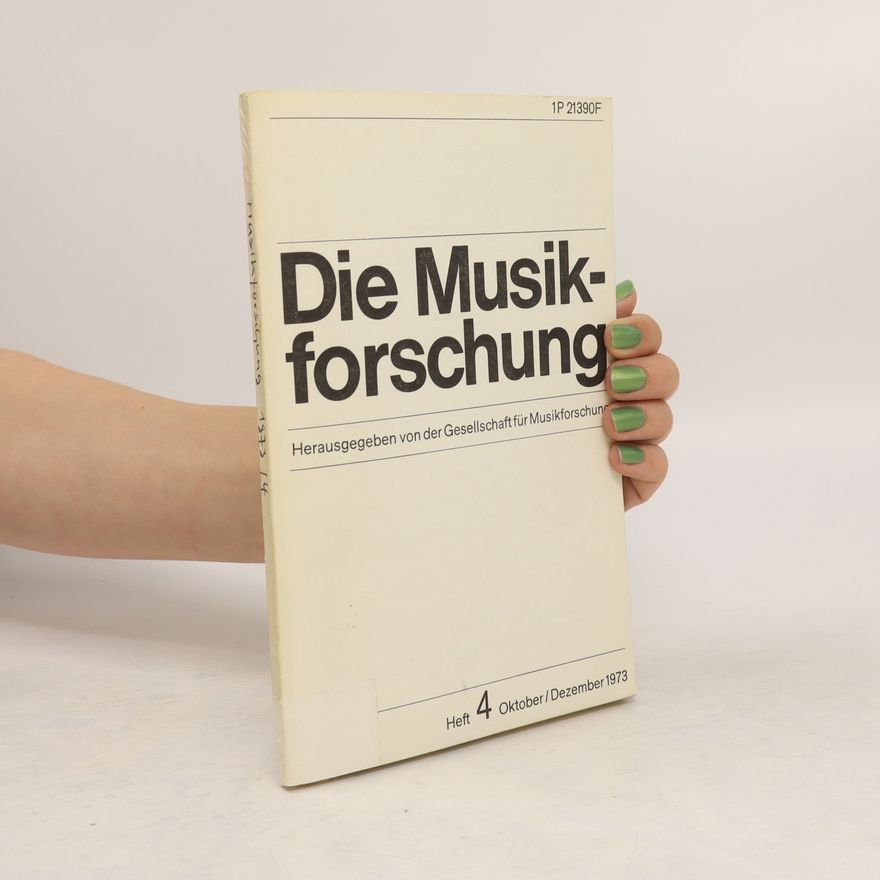 Autorenkollektiv Die Musikforschung 4/1973