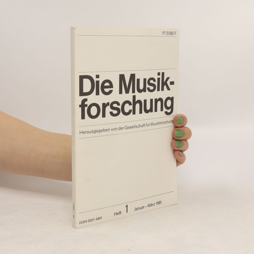 Autorenkollektiv Die Musikforschung 1/1981