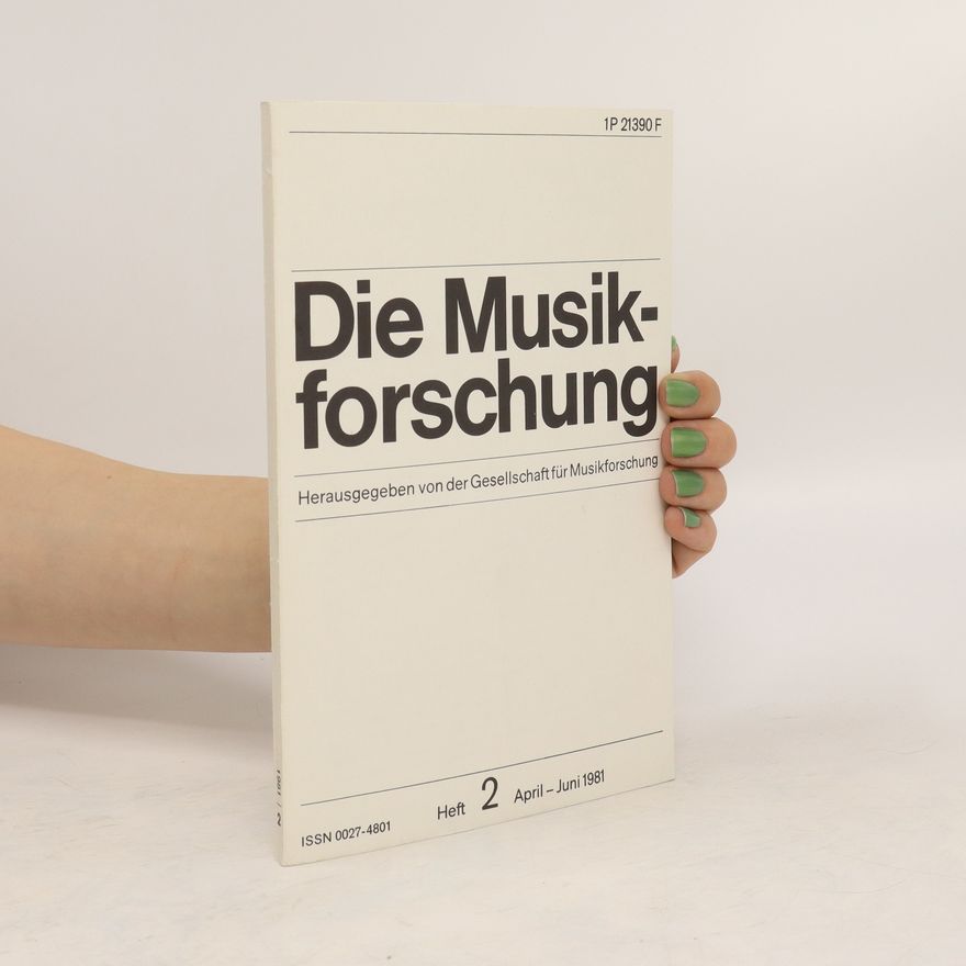 Kolektiv autorů Die Musikforschung 2/1981