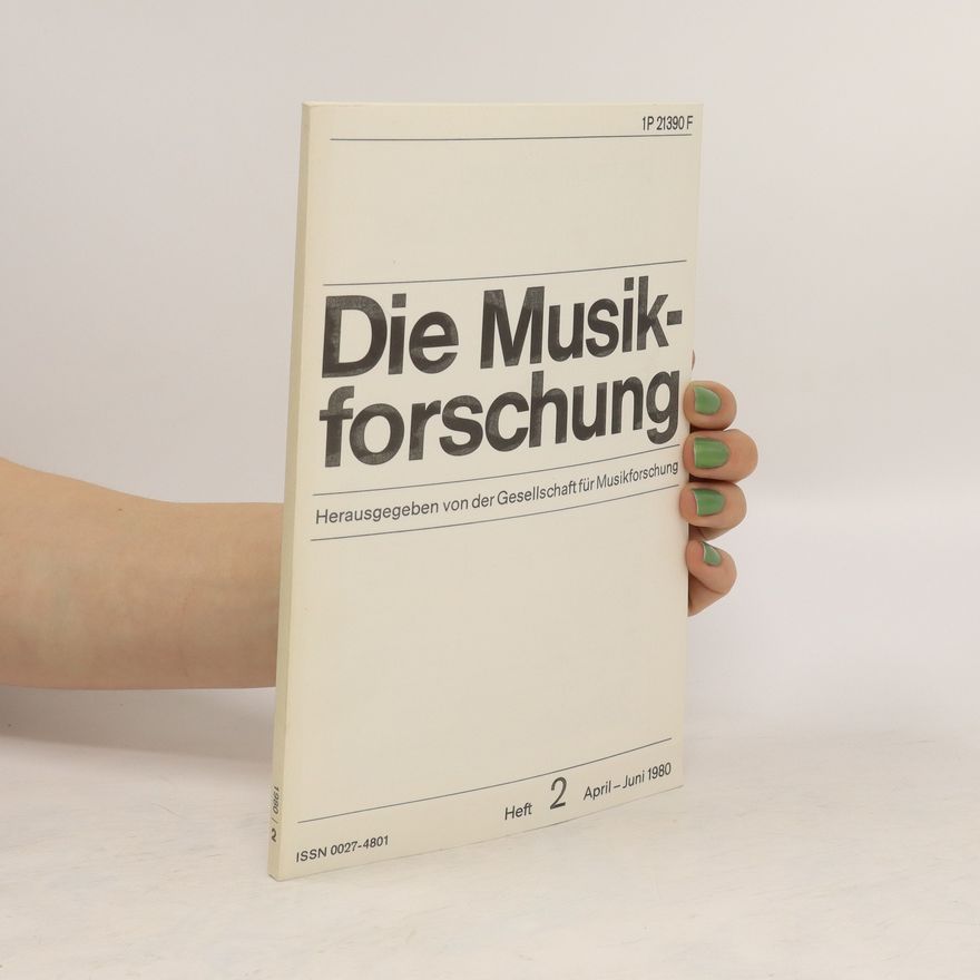Kolektiv autorů Die Musikforschung 5-6/1980