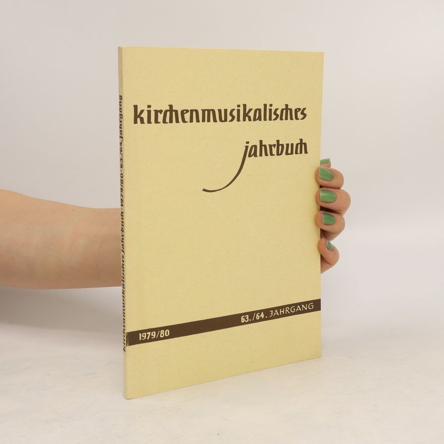 Autorenkollektiv Kirchenmusikalisches Jahrbuch 1979/80, Jahrgang 63./64.