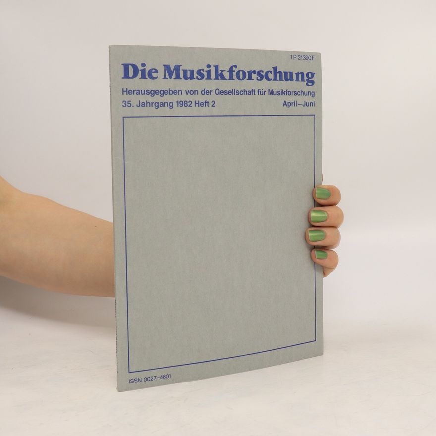 Kolektiv autorů Die Musikforschung 35/1982