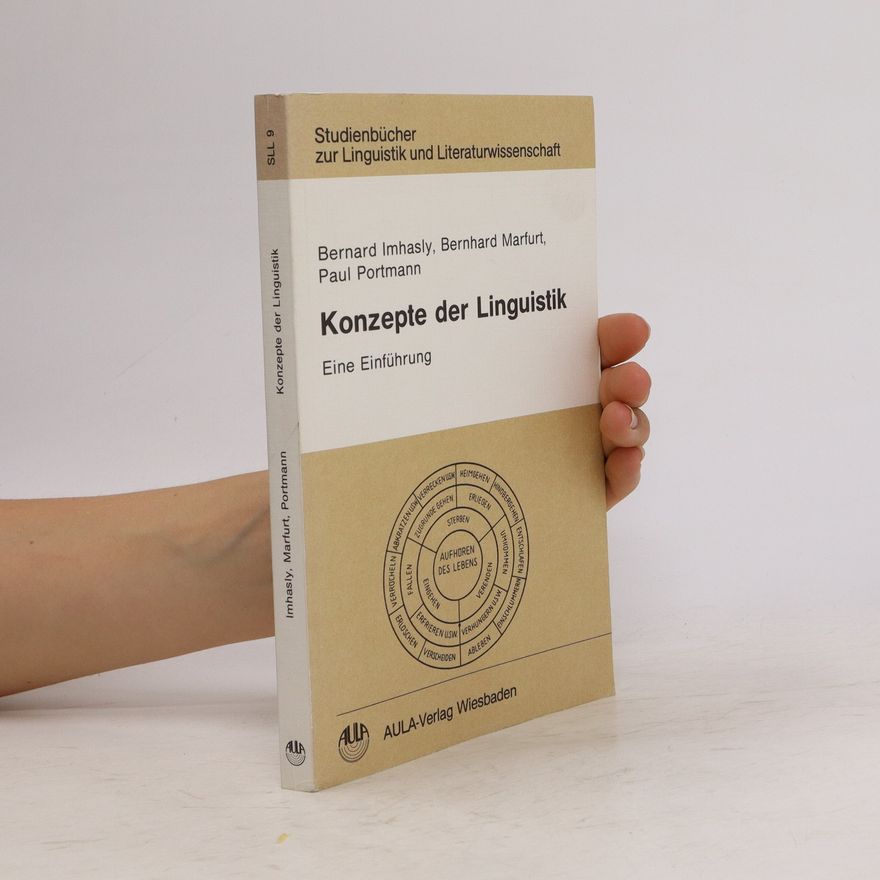 Bernard Imhasly Konzepte der Linguistik