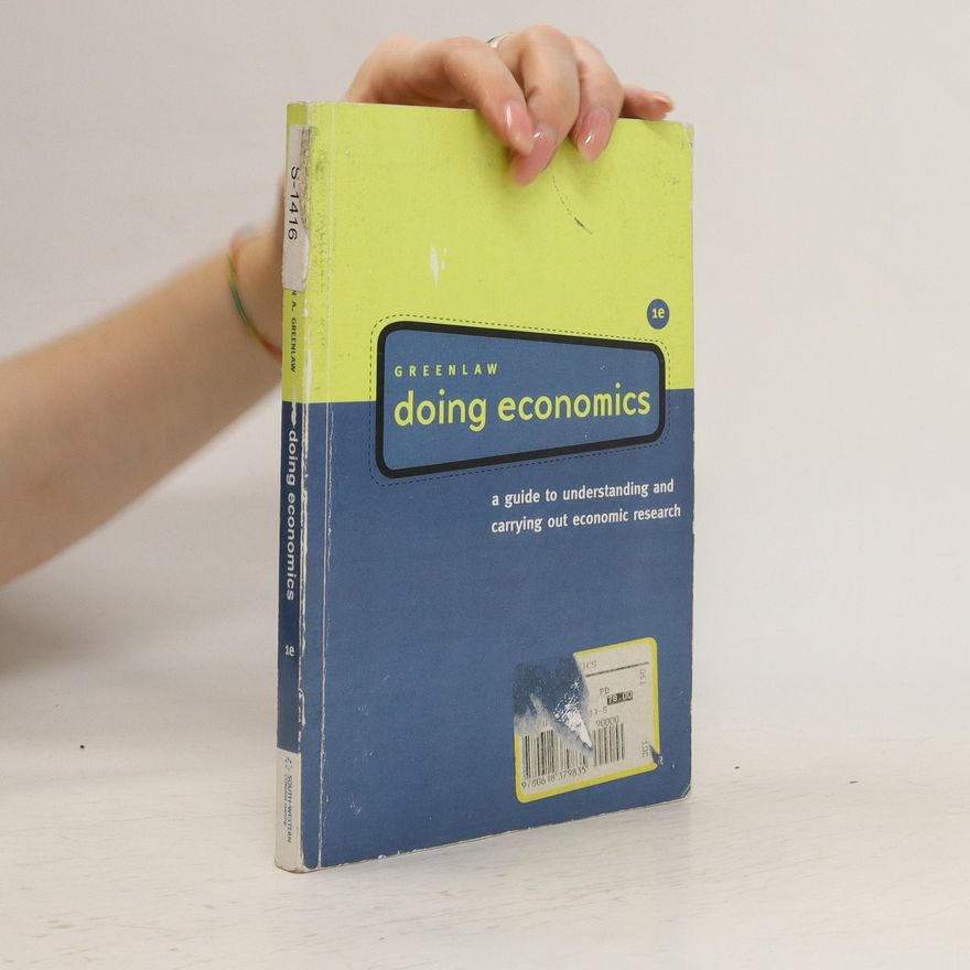 Steven A. Greenlaw Doing Economics