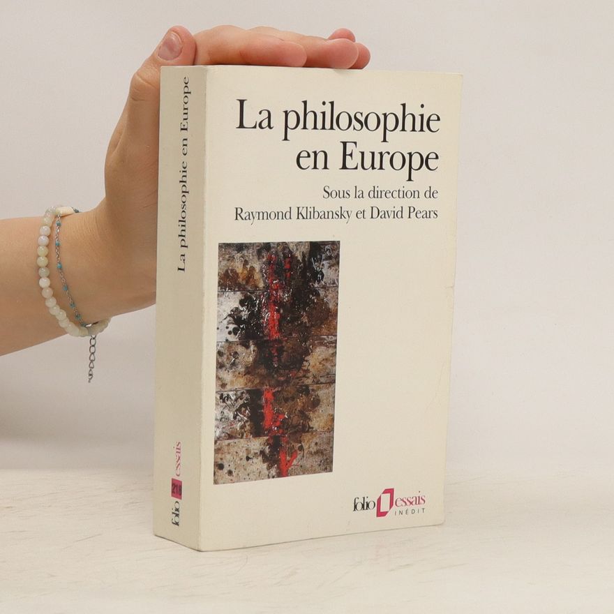 David Pears La philosophie en Europe