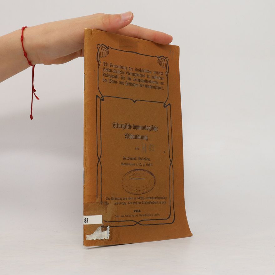 Ferdinand Riebeling Liturgisch hymnologische Ubhandlung