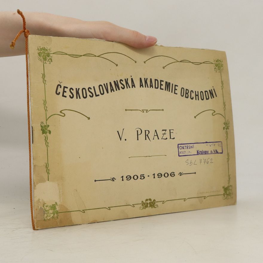 Autorenkollektiv Českoslovanská akademie obchodní
