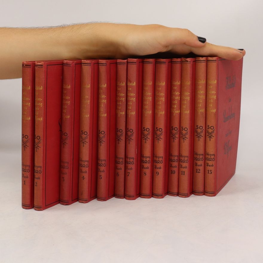 Kolektiv autorů Bibliothek der Unterhaltung und des Wissens 1-13/1926