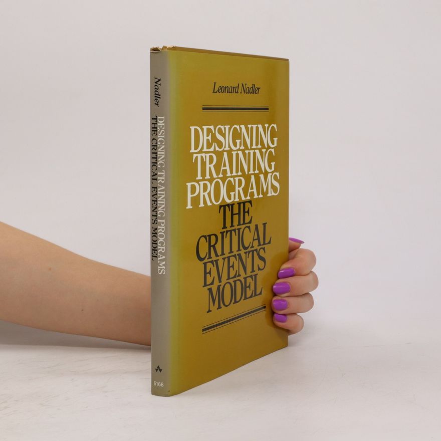 Leonard Nadler Designing Training Programs