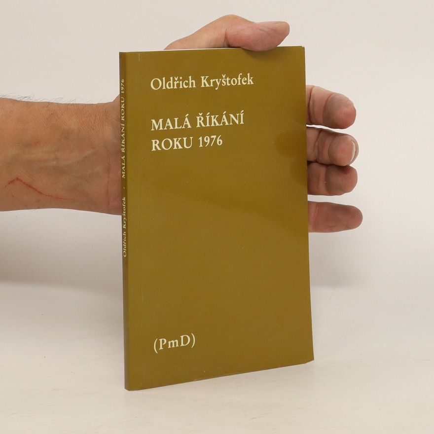 Kryštofek Oldřich Malá říkání roku 1976