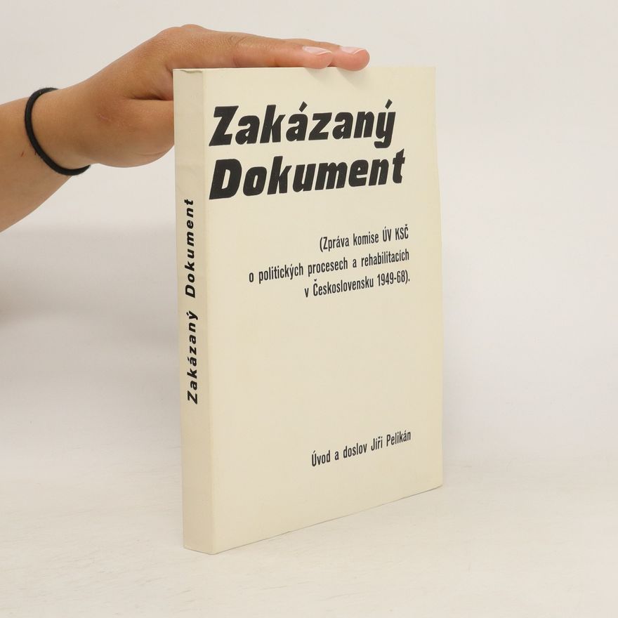 Jiří Pelikán Zakázaný dokument