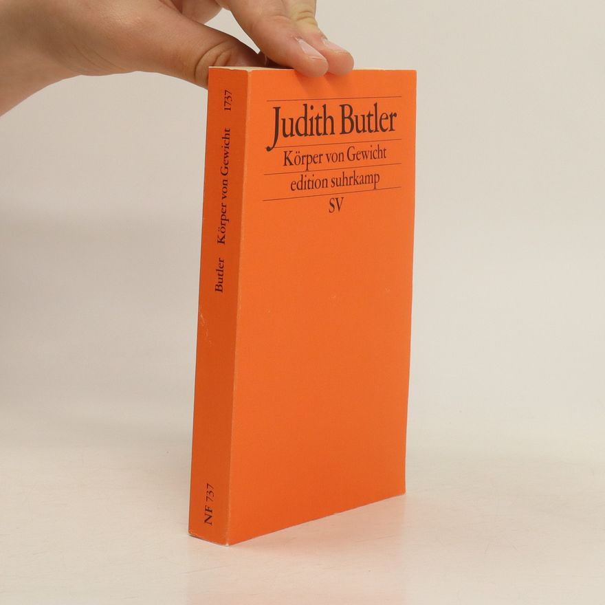 Judith Butler Körper von Gewicht