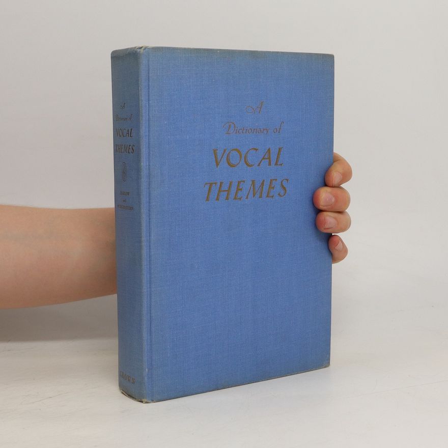 Sam Morgenstern A Dictionary of Vocal Themes