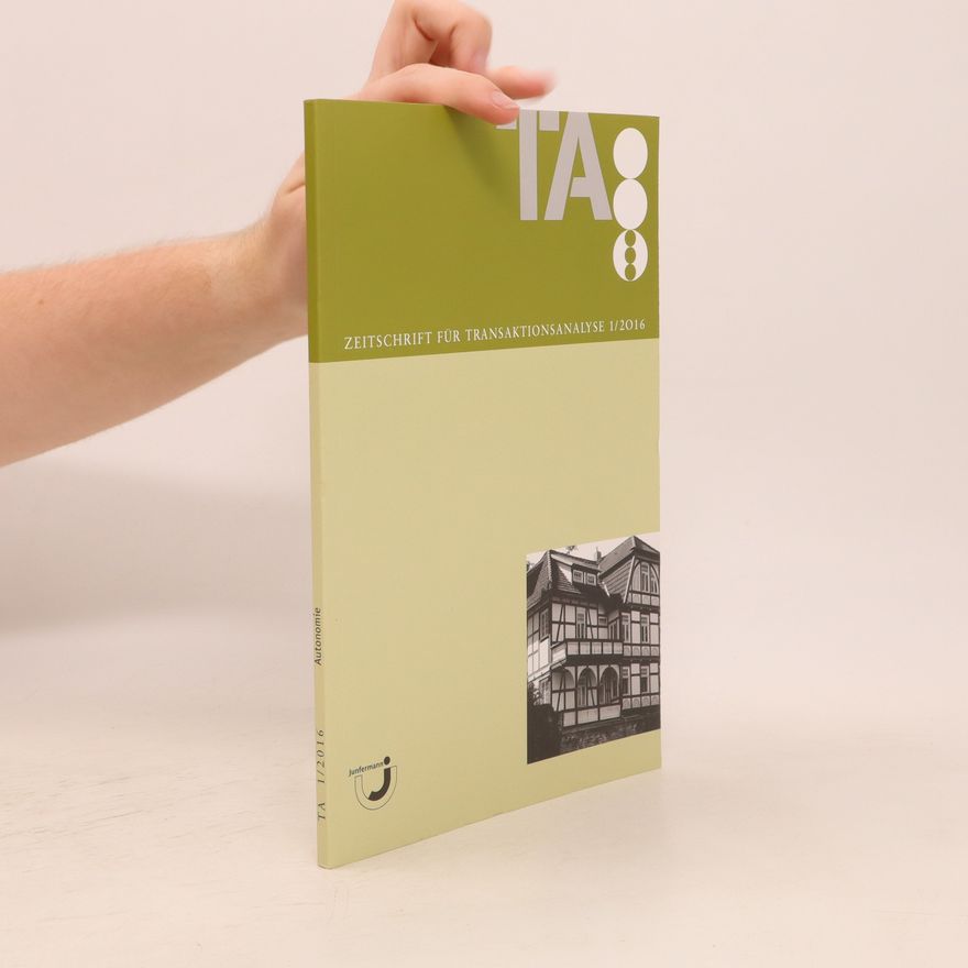 Autorenkollektiv Zeitschrift für Transaktionsanalyse 1/2016