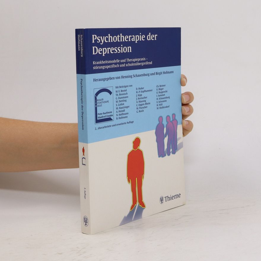 Henning Schauenburg Psychotherapie der Depression