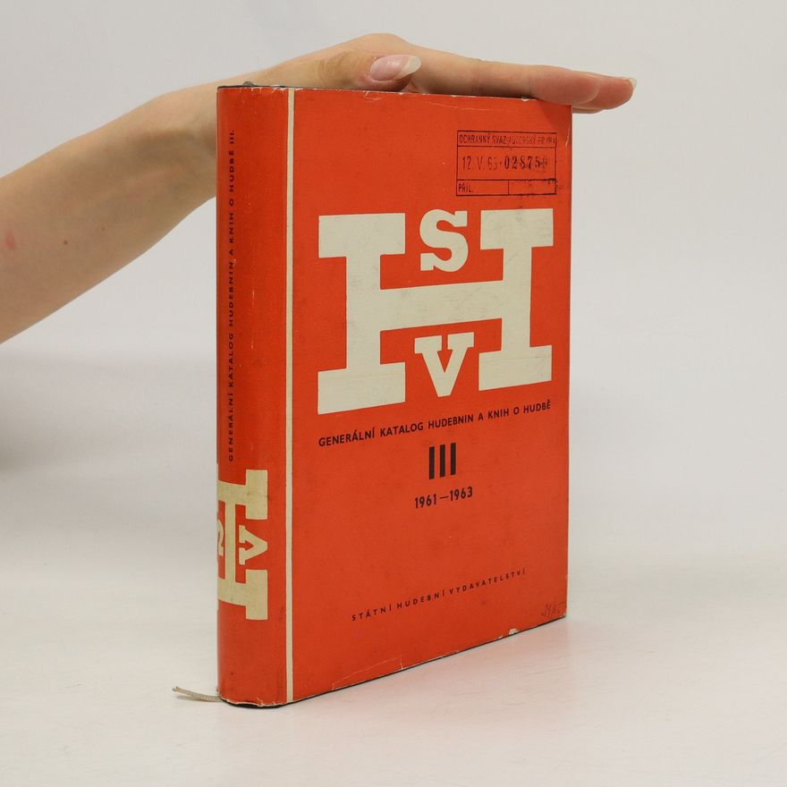 Václav Luhan Generální katalog hudebnin a knih o hudbě