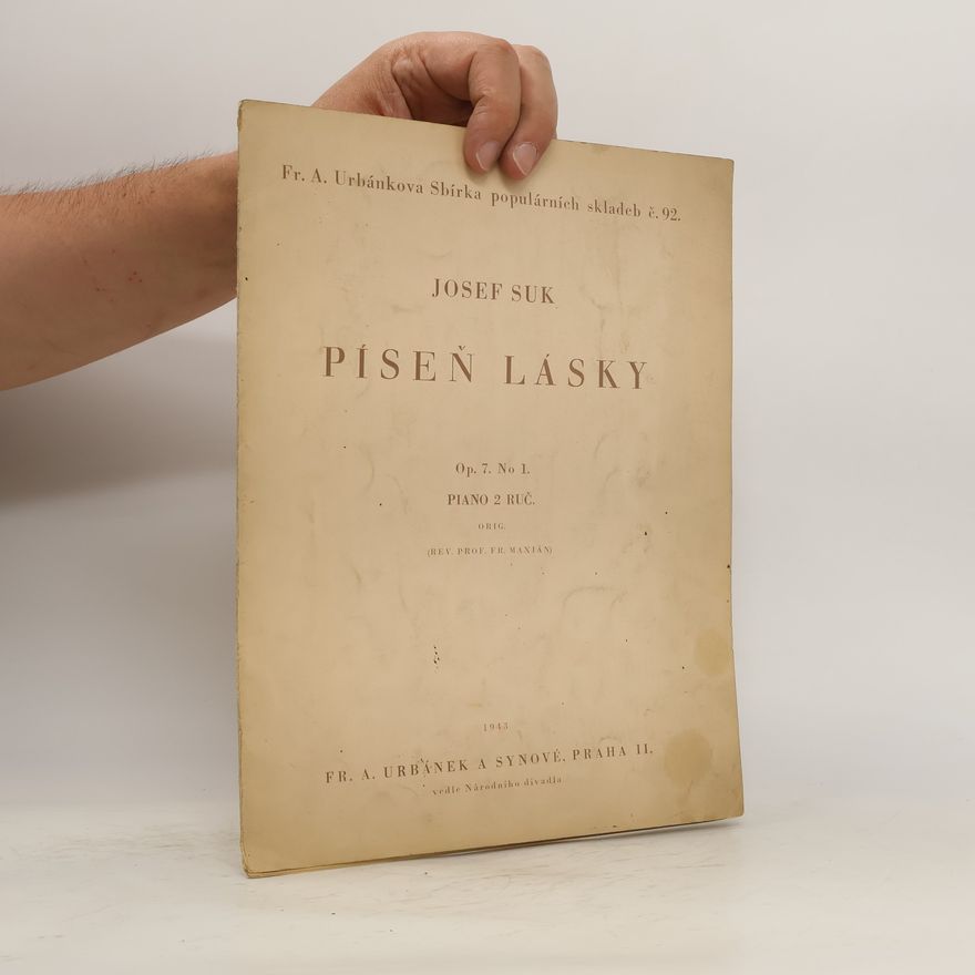 Josef Suk Píseň lásky