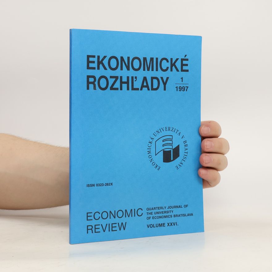 Kolektiv autorů Ekonomické rozhľady Economic review