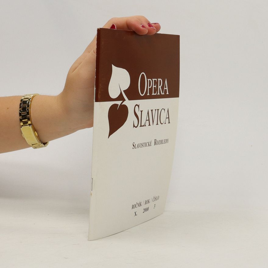 Collectif d'auteurs Opera Slavica 3/2000