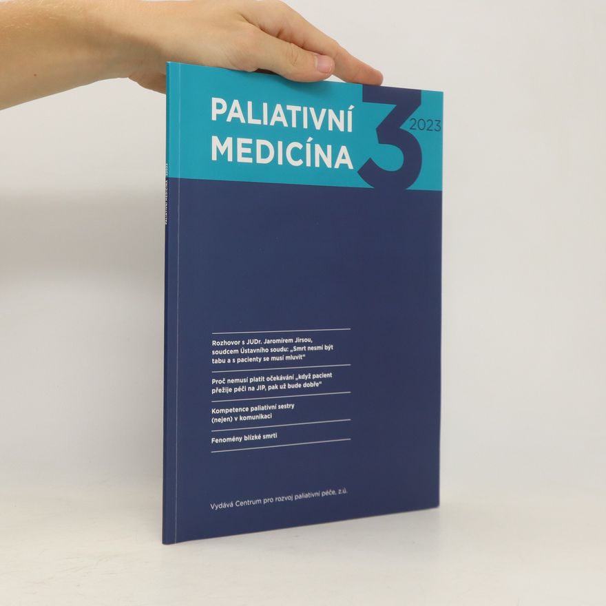 Kolektiv autorů Paliativní medicína 3/2023