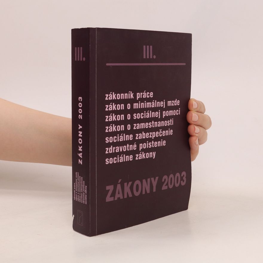 Kolektiv autorů Zákony III