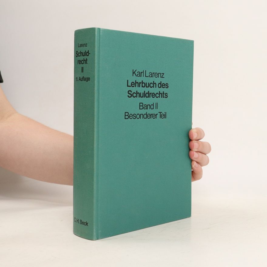 Karl Larenz Lehrbuch des Schuldrechts
