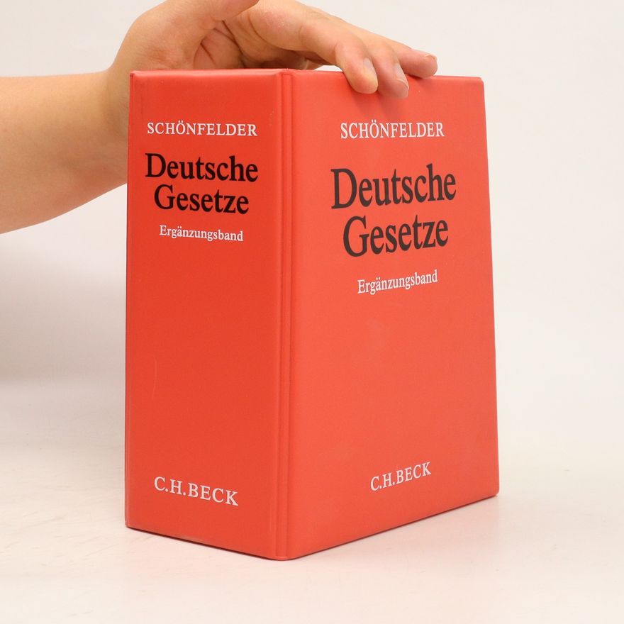 Kolektiv autorů Deutsche Gesetze. Ergänzungsband