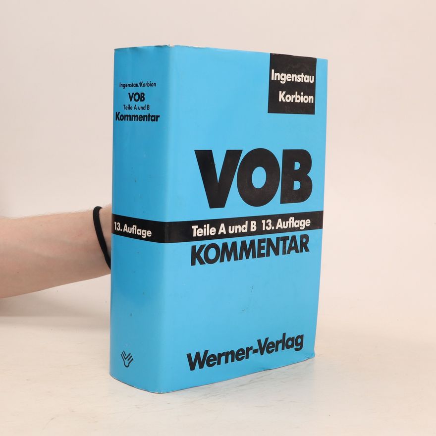 Hermann Korbion Verdingungsordnung für Bauleistungen