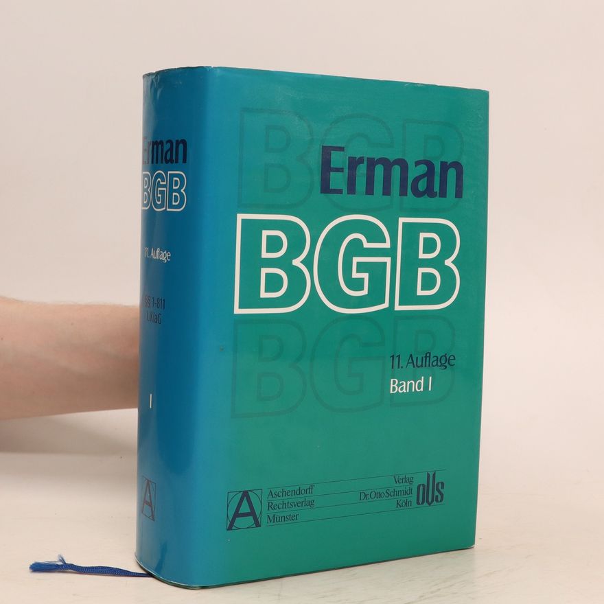 Harm Peter Westermann Erman BGB I